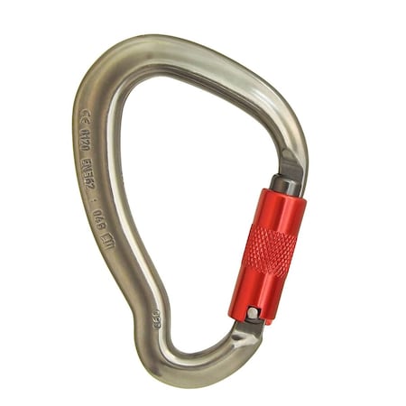 Sunbelt Carabiner-Mongoose, Supersafe, Aluminum 10" x5" x0.5" A-B1ABKH451SS